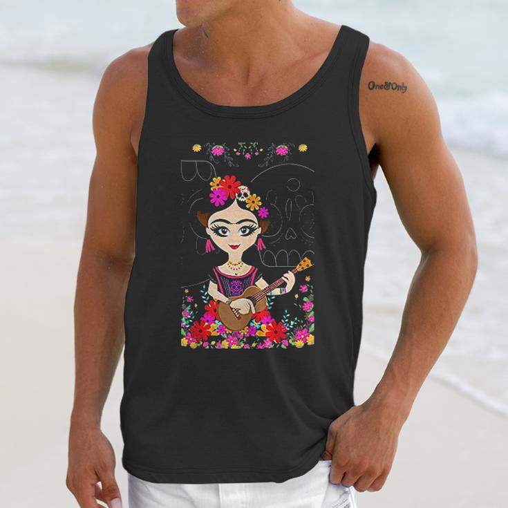 Mexican Maria Frida Doll Unisex Tank Top Gifts for Her