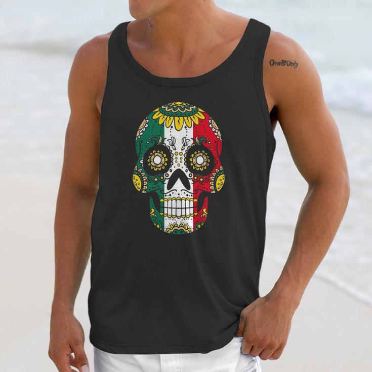 Mens Mexician Dia De Los Muertos Men Sugar Skull Day Of Dead Men Unisex Tank Top Gifts for Her