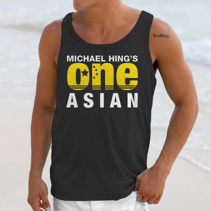 Michael Hings One Asian Party Logo Unisex Tank Top Gifts for Her