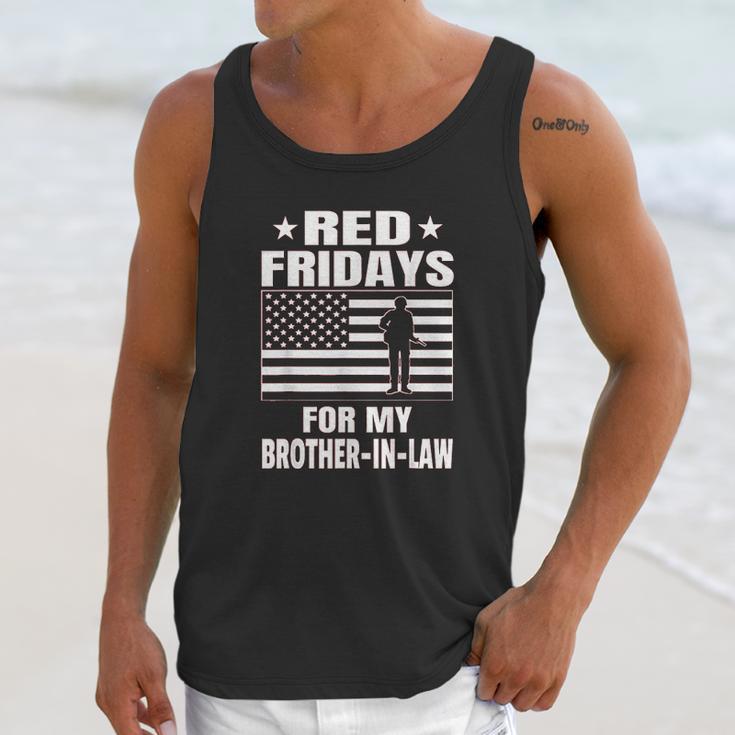 Military Red Fridays For Brother In Law Unisex Tank Top Gifts for Her