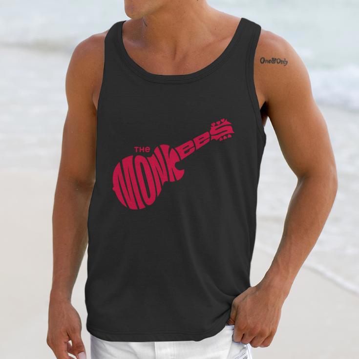 The Monkees Band Logo Pink Unisex Tank Top Gifts for Her