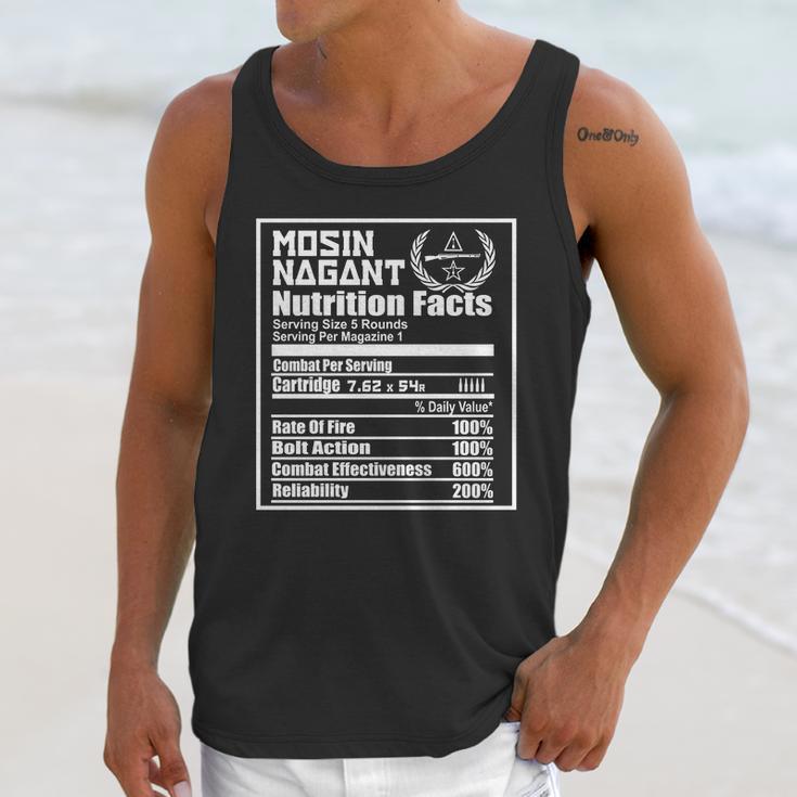 Mosin Nagant Nutrition Facts Unisex Tank Top Gifts for Her