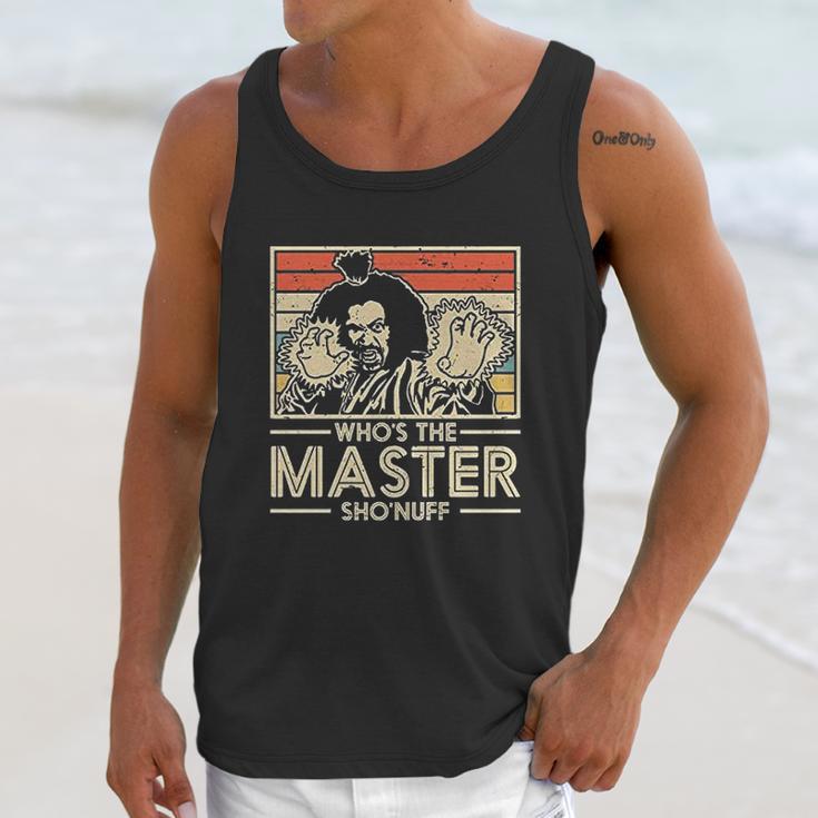 Moslad Klosy Who Is The Master Shonuff Unisex Tank Top Gifts for Her