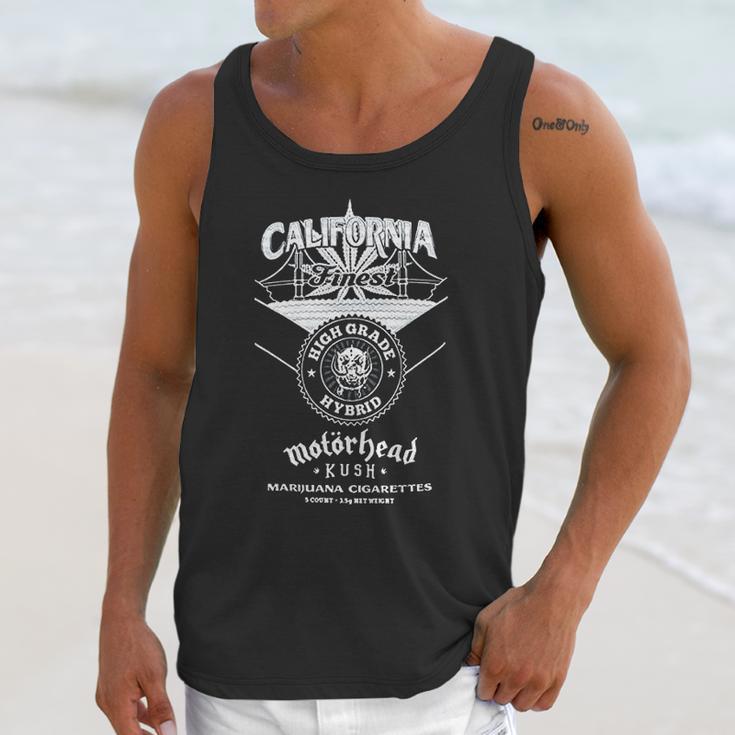 Motorhead Mens Kush California Finest Unisex Tank Top Gifts for Her