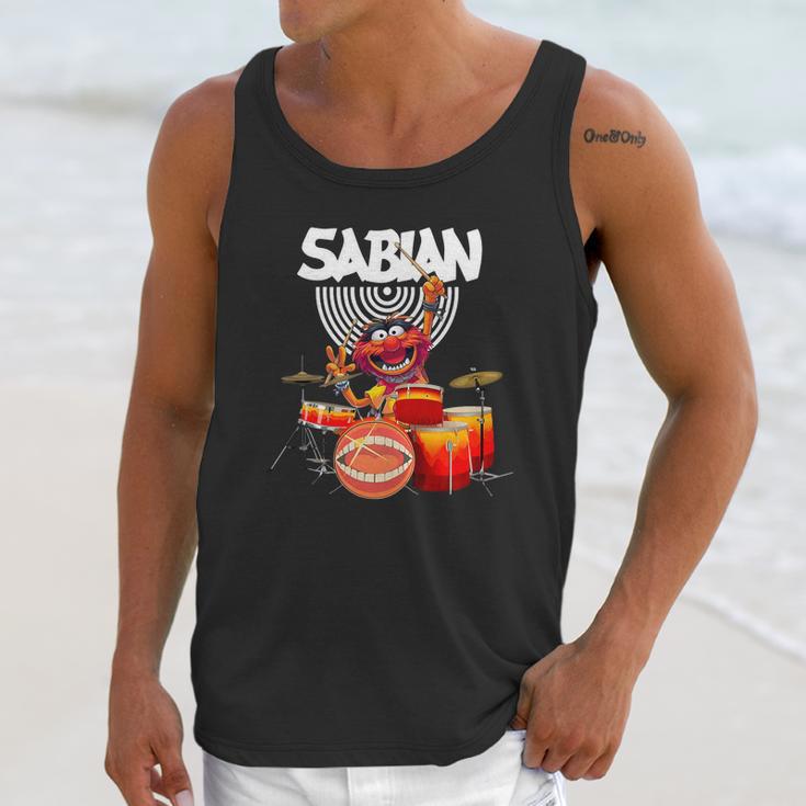 The Muppet Show Animal Playing Drum Sabian Shirtc Unisex Tank Top Gifts for Her