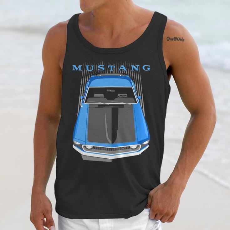 Mustang Boss 69 Blue Unisex Tank Top Gifts for Her