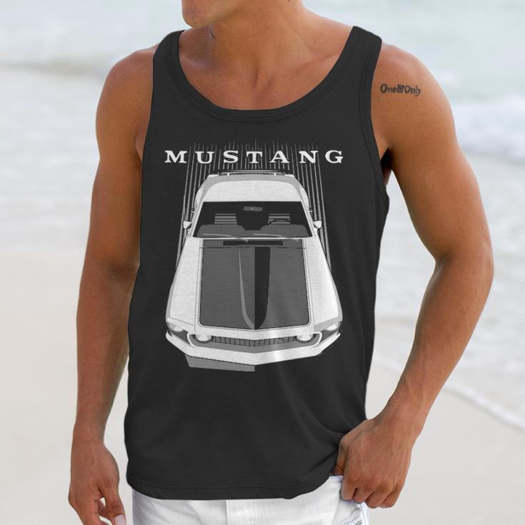 Mustang Boss 69 White Unisex Tank Top Gifts for Her