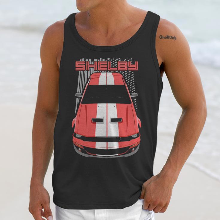 Mustang Shelby Gt500 2007 2009 Red Unisex Tank Top Gifts for Her