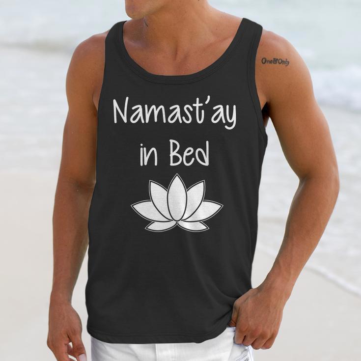 Namastay In Bed Unisex Tank Top Gifts for Her