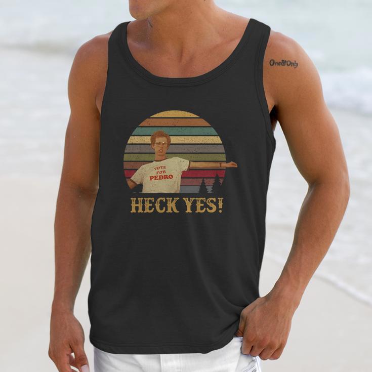 Napoleon Dynamite Jon Heder Vote For Pedro Heck Yes Unisex Tank Top Gifts for Her