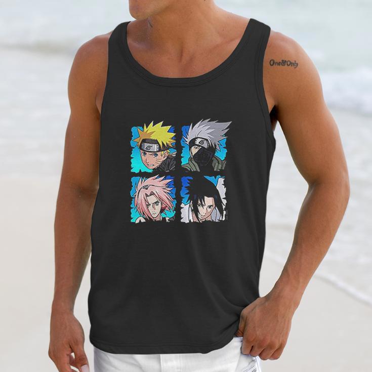 Naruto Shippuden 4 Heads Unisex Tank Top Gifts for Her