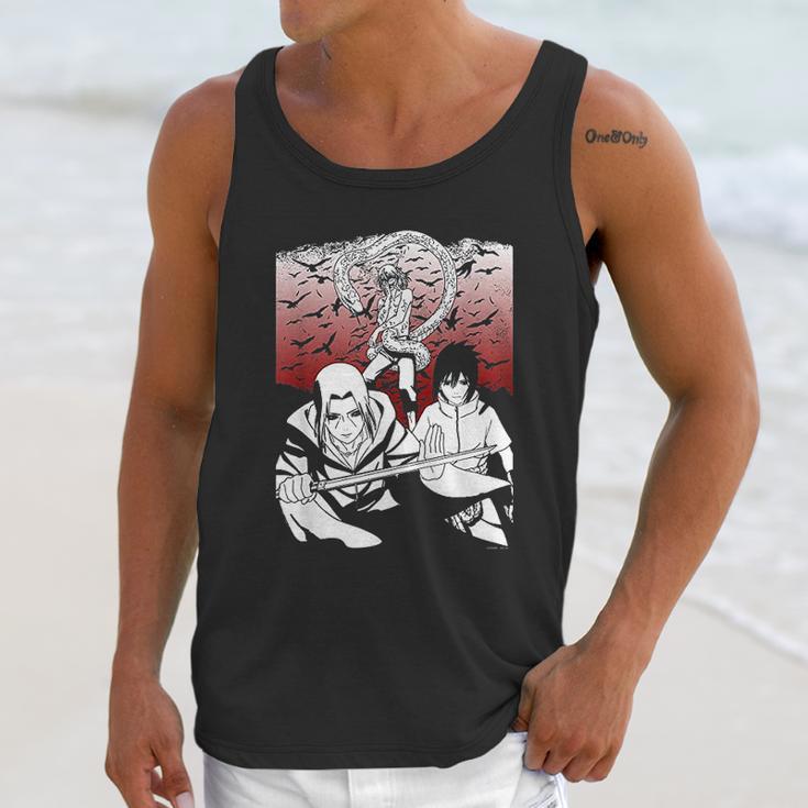 Naruto Shippuden Sasuke Orochimaru Unisex Tank Top Gifts for Her