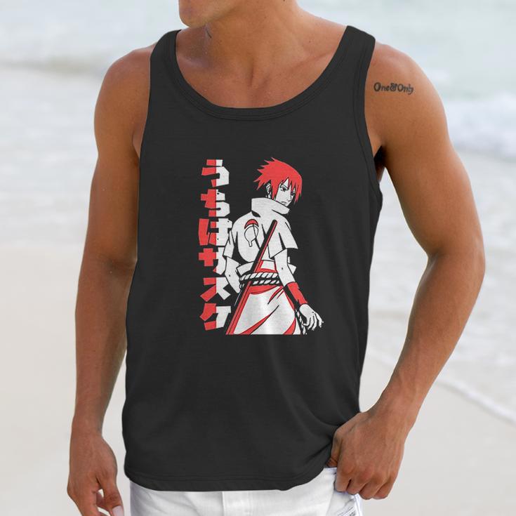 Naruto Shippuden Sasuke Two Tone Unisex Tank Top Gifts for Her