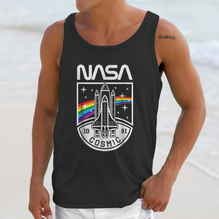 Nasa 1981 Cosmic With Space Shuttle Unisex Tank Top Gifts for Her