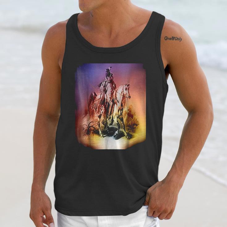 Nativeink Indian Blackfoot Hunter Clothes Apparel Blackfeet Unisex Tank Top Gifts for Her