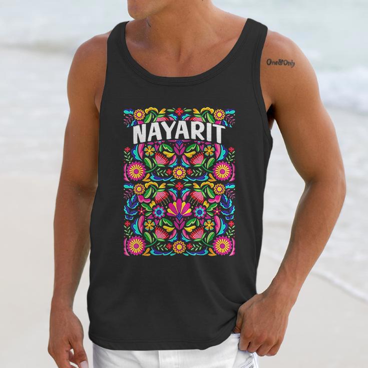 Nayarit Flores Mexicanas Unisex Tank Top Gifts for Her