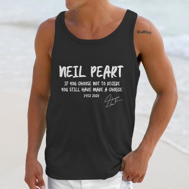 Neil Peart Quote Unisex Tank Top Gifts for Her