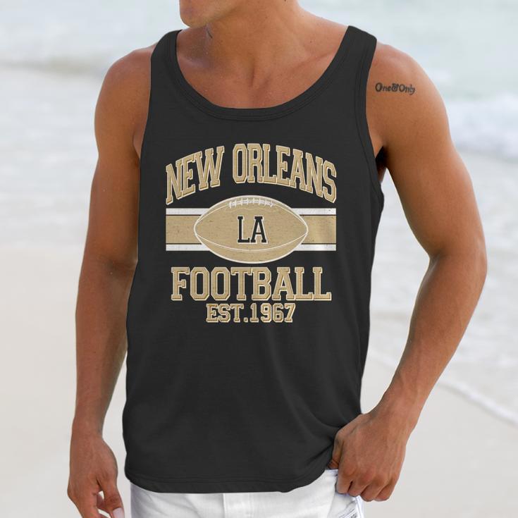 New Orleans La Football Vintage Sports Logo Unisex Tank Top Gifts for Her