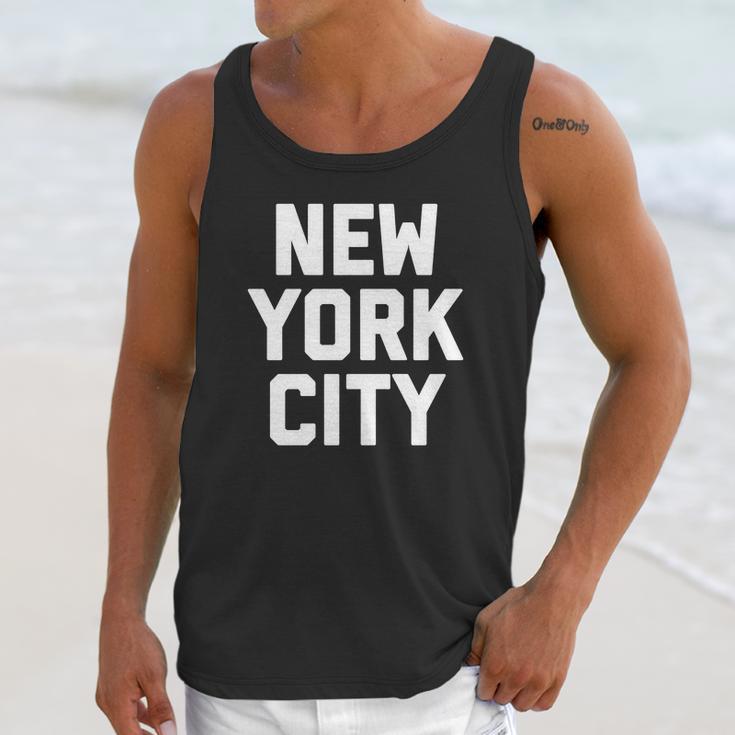 New York City Retro Vintage Big Print Unisex Tank Top Gifts for Her