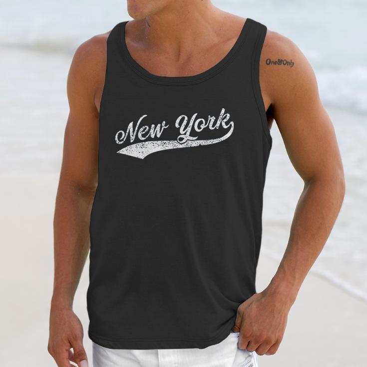 New York City Script Unisex Tank Top Gifts for Her