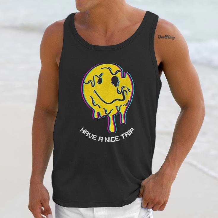 Have A Nice Trip Melting Ecstasy Rave Techno Edm Lover Gift Unisex Tank Top Gifts for Her