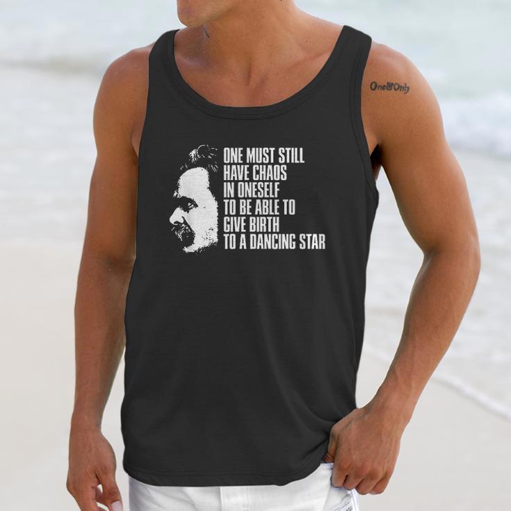 Nietzsche Quote One Must Still Have Chaos In Oneself Unisex Tank Top Gifts for Her