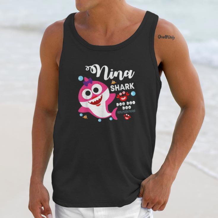 Nina Shark Doo Doo Doo Unisex Tank Top Gifts for Her