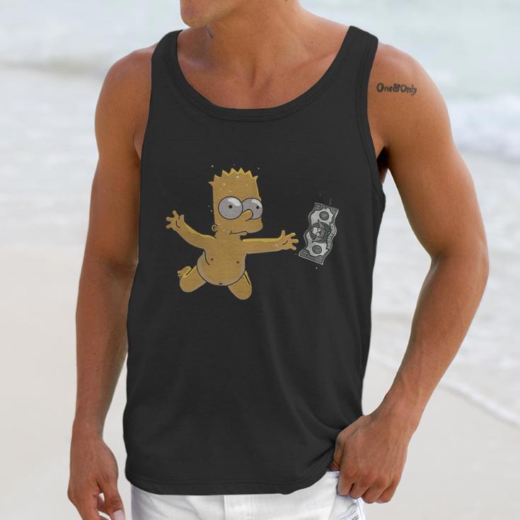 Nirvana Bart Simpson Unisex Tank Top Gifts for Her