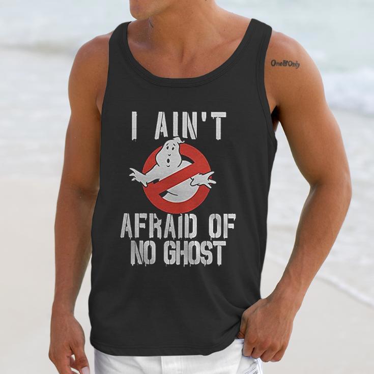 No Ghost Logo I Aint Afraid Unisex Tank Top Gifts for Her