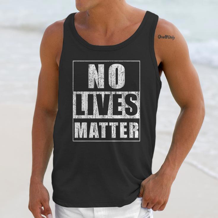 No Lives Matter Funny Scary Gift For Halloween Unisex Tank Top Gifts for Her