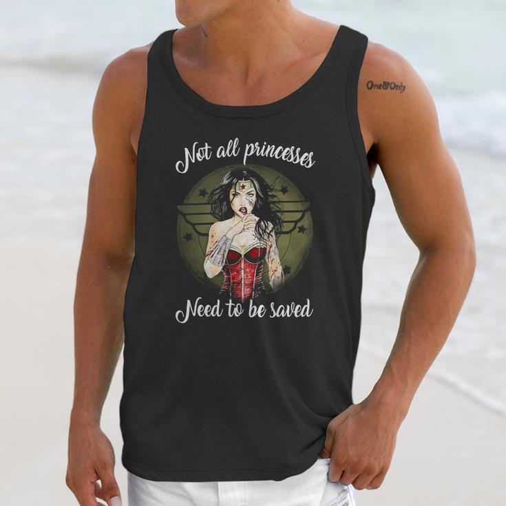 Not All Princesses Unisex Tank Top Gifts for Her