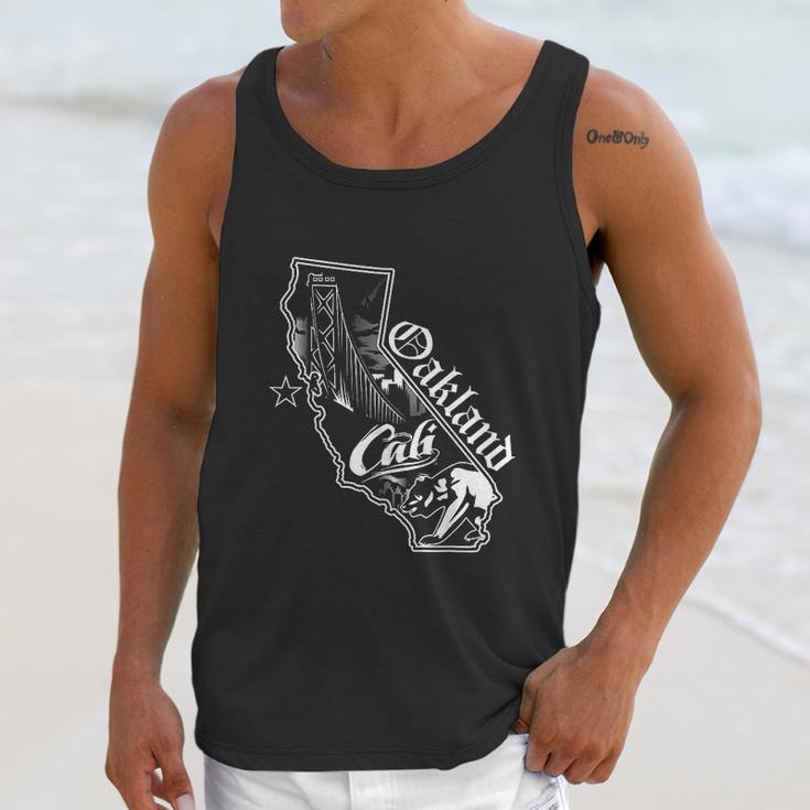 Oakland California Map Unisex Tank Top Gifts for Her