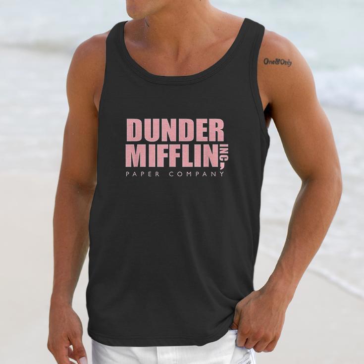 The Office Dunder Mifflin Logo Unisex Tank Top Gifts for Her