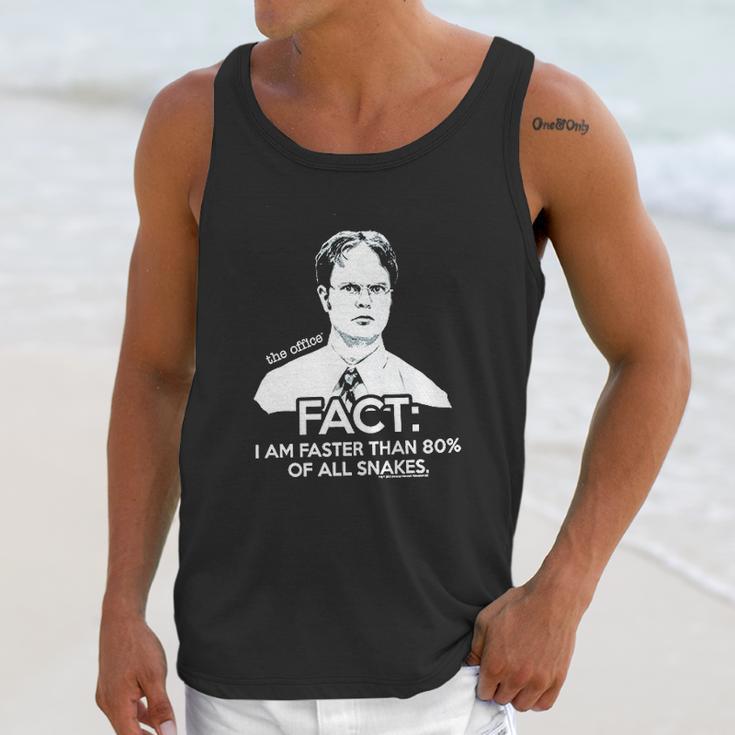 The Office Dwight Fact Faster Than Snakes Unisex Tank Top Gifts for Her