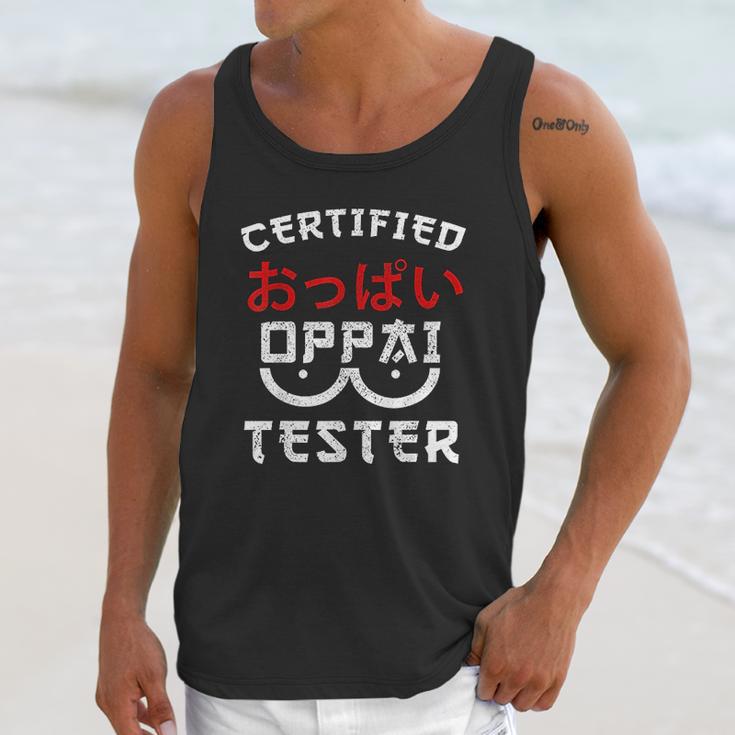 Oppai Tester Mega Milk Anime Unisex Tank Top Gifts for Her