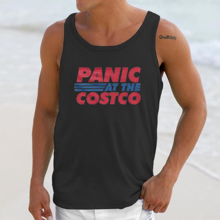 Panic At The Costco Graphic Unisex Tank Top Gifts for Her