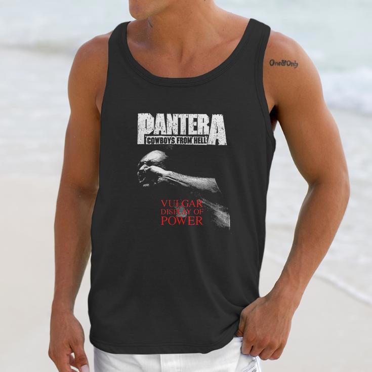 Pantera Vulgar Display Of Power Print Design Unisex Tank Top Gifts for Her