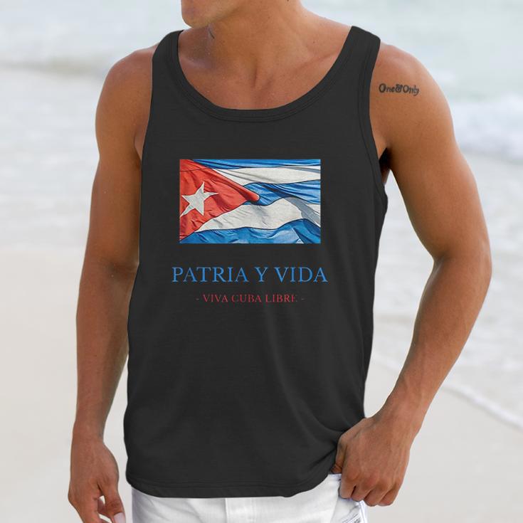 Patria Y Vida Viva Cuba Libre Unisex Tank Top Gifts for Her