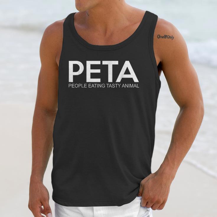 Peta People Eating Tasty Animal Unisex Tank Top Gifts for Her