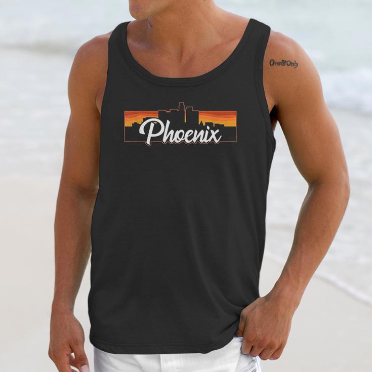 Phoenix Arizona Sunset Skyline Unisex Tank Top Gifts for Her