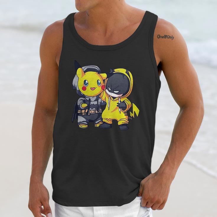 Pikachu And Batman Unisex Tank Top Gifts for Her