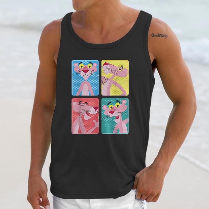 Pink Panther Colorful Portrait Unisex Tank Top Gifts for Her