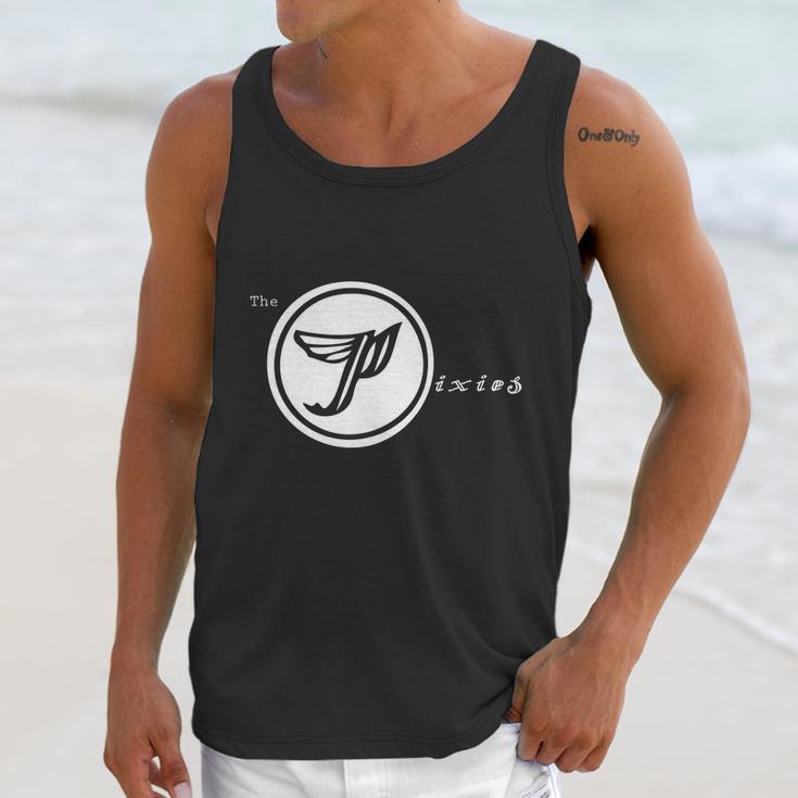 Pixies Band Logo Art White Wings Unisex Tank Top Gifts for Her