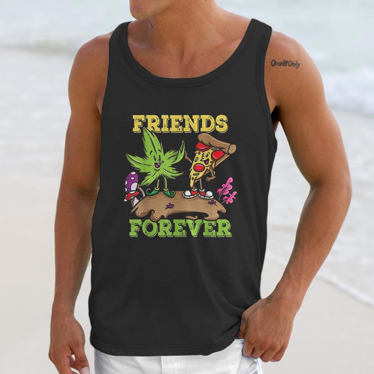 Pizza Weed Friends Forever Unisex Tank Top Gifts for Her