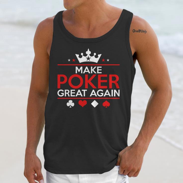 Make Poker Great Again Card Game Unisex Tank Top Gifts for Her