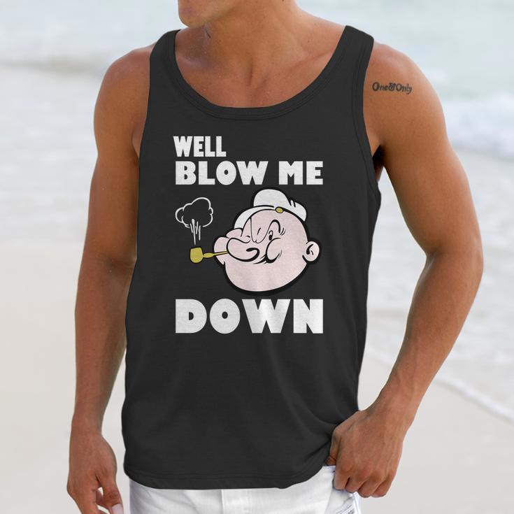 Popeye Blow Me Unisex Tank Top Gifts for Her