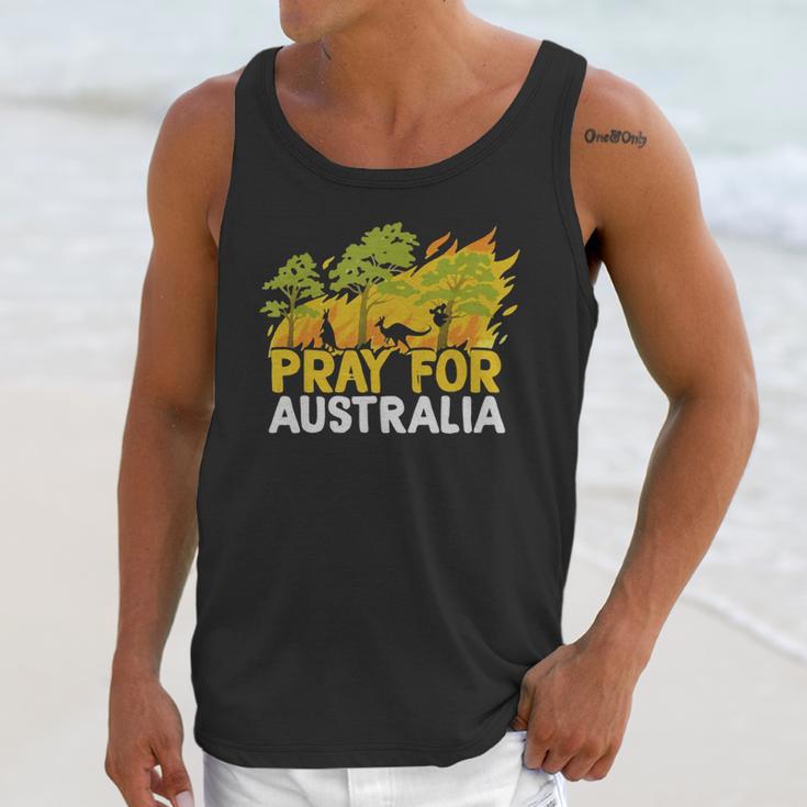 Pray For Australia Australian Bush Fire Koala Kangaroo Shirt Unisex Tank Top Gifts for Her