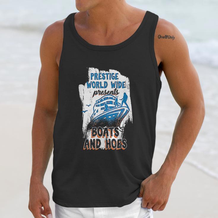 Prestige World Wide Presents Boats And Hoes Boating Nautical Unisex Tank Top Gifts for Her