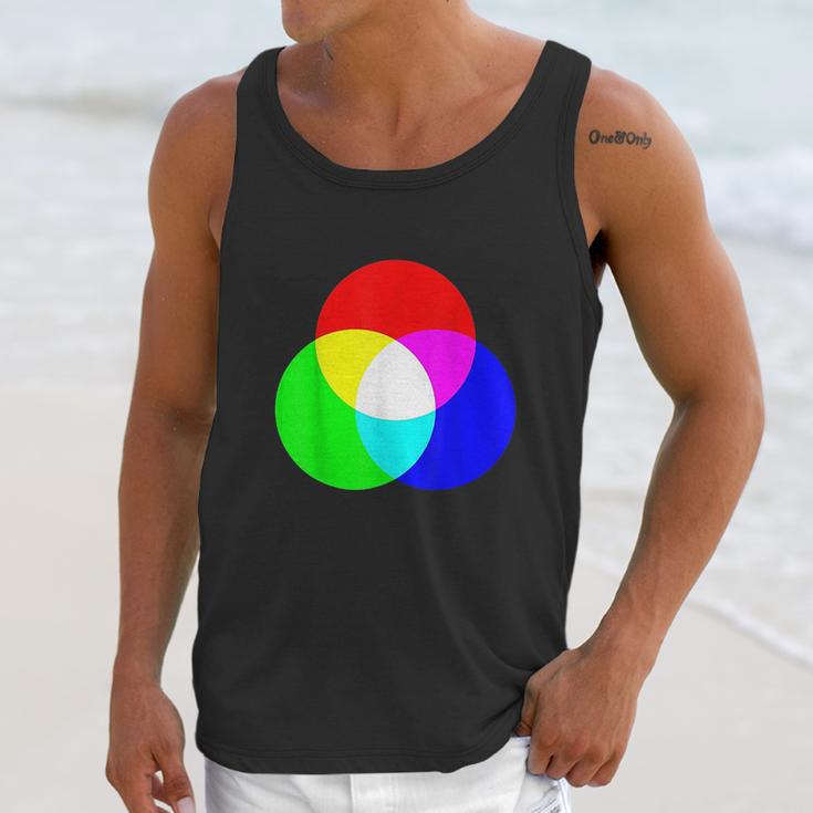 Primary Color Mixing Rgb Color Model Art Paint Unisex Tank Top Gifts for Her