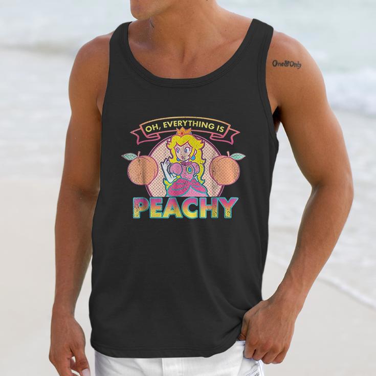 Princess Peach Everything Peachy Graphic Unisex Tank Top Gifts for Her